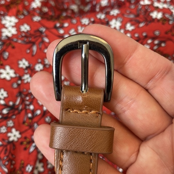Vegan Leather 44" Tan Braided Boho Belt - Picture 7 of 11